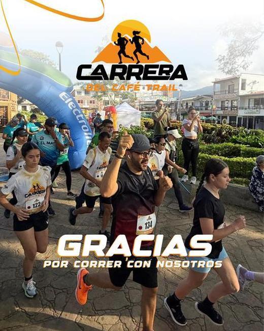 Diseño gráfico para evento Carrera del Café 2025 - 430 Agencia